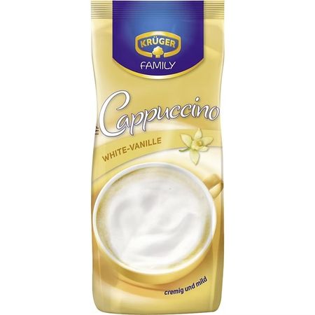 KRUGER CAPPUCCINO WHITE VANILLE 500G