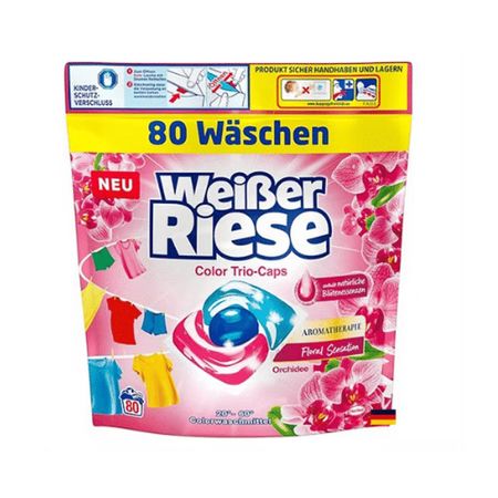 WEISER RIESE COLOR TRIO CAPS KAPSUŁKI DO PRANIA 80 SZT.