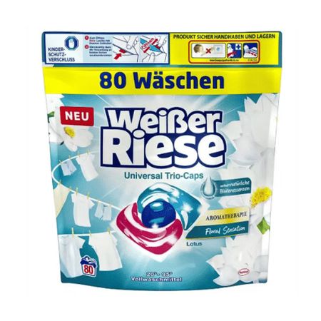 WEISER RIESE UNIVERSAL TRIO CAPS KAPSUŁKI DO PRANIA 80 SZT.