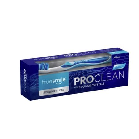 TRUE SMILE ProClean PASTA DO ZĘBÓW + SZCZOTECZKA