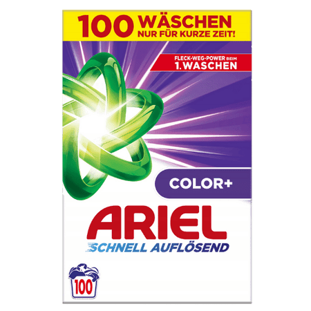 ARIEL COLOR PROSZEK DO PRANIA TKANIN KOLOR 6 KG 100 PRAŃ