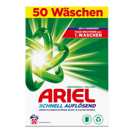 ARIEL UNIVERSAL PROSZEK DO PRANIA TKANIN UNIWERSAL 50 PRAŃ