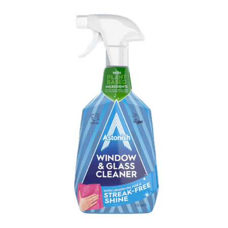 ASTONISH WINDOW & GLASS CLEANER SPRAY DO SZYB I LUSTER Z OCTEM 750ML
