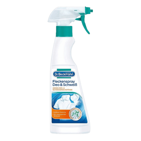 DR BECKMANN FLECKENSPRAY DEO & SCHEIS ODPLAMIACZ DO PLAM Z POTU I DEZODORANTU
