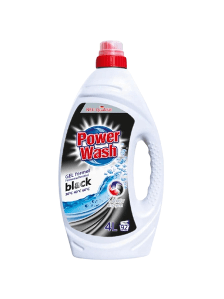 POWER WASH BLACK ŻEL DO PRANIA TKANIN CZARNYCH 92 PRAMIA 4L