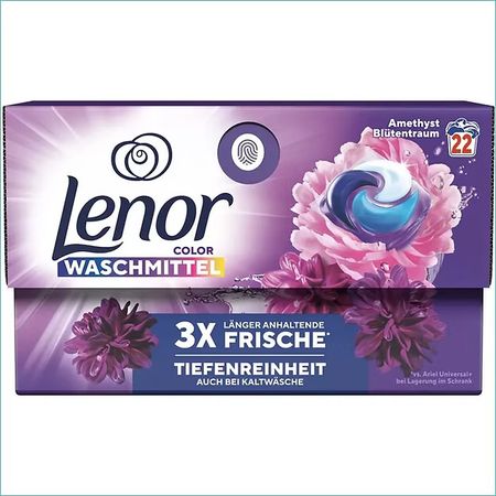 LENOR COLOR 3IN1 PODS AMETHYST KAPSUŁKI DO PRANIA 22 SZT.