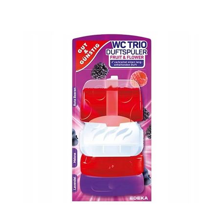 G&G WC TRIO FRUIT & FLOWER ŻELOWE ZAWIESZKI DO WC 3 SZT.