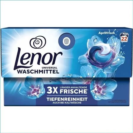 LENOR UNIVERSAL 3IN1 PODS APRILFRISCH KAPSUŁKI DO PRANIA 22 SZT.