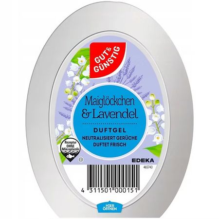 G&G DUFTGEL KONWALIA & LAWENDA ŻELOWY ODŚWIEŻĄCZ POWIETRZA 