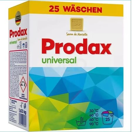 PRODAX UNIVERSAL PROSZEK DO PRANIA Z MYDŁEM MARSYLSKIM 25 PRAŃ