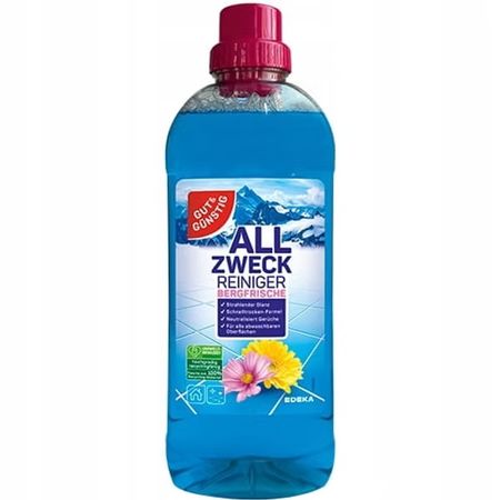 G&G ALLZWECK REINIGEN BERGFRISCHE PŁYN DO MYCIA PODŁÓG GÓRSKA ŚWIEŻOŚĆ 1L