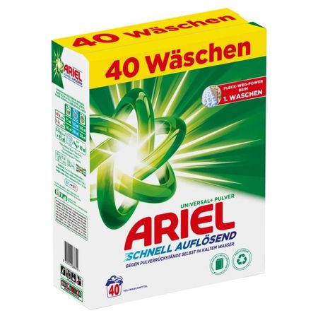 ARIEL UNIVERSAL PULVER PROSZEK DO PRANIA 40 PRAŃ 2,4KG
