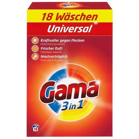 GAMA UNIVERSAL PROSZEK DO PRANIA 18 PRAŃ