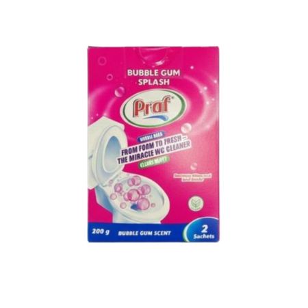PRAF POWER FOAMING TOILET CLEANER ŚRODEK CZYSZCZĄCY W PROSZKU DO WC 2 SZT.