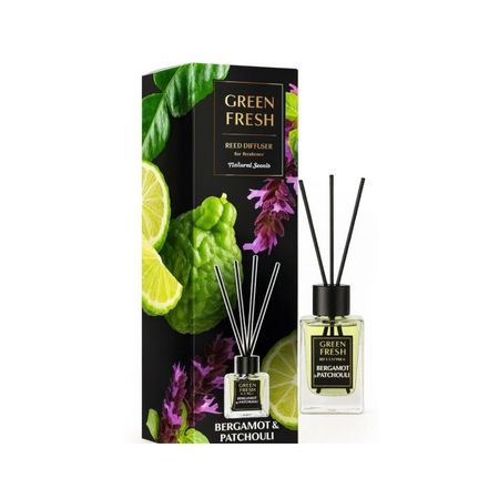 GREEN FRESH BERGAMOT & PATCHOULI PATYCZKI ZAPACHOWE 100ML