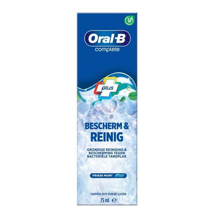 ORAL B COMPLETE PLUS PROTECTION & CLEAN PASTA DO ZĘBÓW OCHRONA I WYBIELANIE 75ML