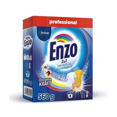 ENZO UNIVERSAL 2IN1 PROSZEK DO PRANIA 8 PRAŃ 560G