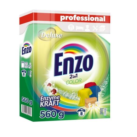 ENZO COLOR 2IN1 PROSZEK DO PRANIA KOLORÓW 8 PRAŃ 560G