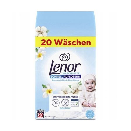 LENOR SENSITIVE HIPOALERGICZNY PROSZEK DO PRANIA 20 PRAŃ