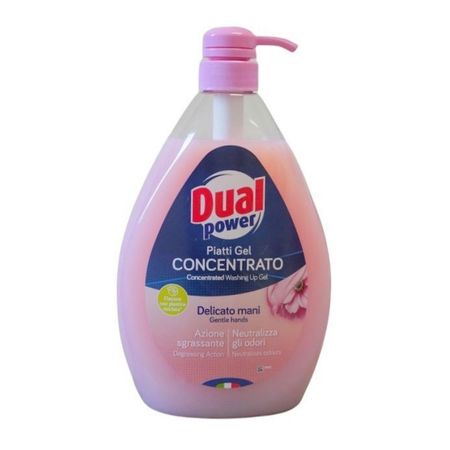 DUAL POWER PIATTI GEL CONCETRATO DELICATO MANI PŁYN DO MYCIA NACYŃ KONCENTRAT Z POMPKĄ 1L