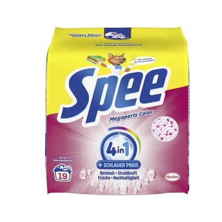 SPEE COLOR MEGAPERLS SKONCENTROWANY PROSZEK DO PRANIA W GRANULKACH 19 PRAŃ 1,14KG