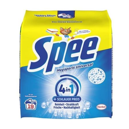 SPEE UNIVERSAL MEGAPERLS SKONCENTROWANY PROSZEK DO PRANIA W GRANULKACH 19 PRAŃ 1,14KG