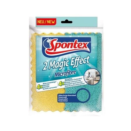 SPONTEX MICROFIBRE 2 MAGIC EFFECT ŚCIERKI Z MIKROFIBRY 2 SZT.