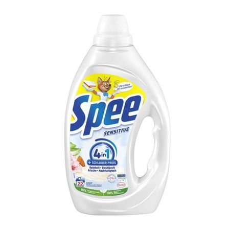 SPEE SENSITIVE 4 IN 1 ŻEL DO PRANIA HIPOALERGICZNY 22 PRANIA 990ML