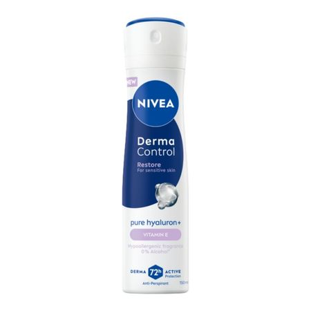 NIVEA DERMA CONTROL RESTORE 72H ANTYPERSPIRANT SPRAY DAMSKI 150ML