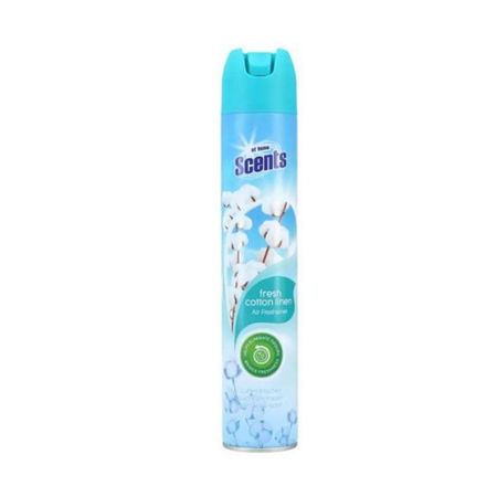 SCENTS FRESH COTTON LINEN ODŚWIEŻACZ POWIETRZA W SPRAYU ŚWIEŻA BAWEŁNA I LEN 400ML