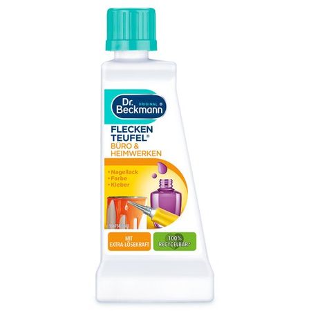 DR BECKMANN FLECKEN TEUFEL ODPLAMIACZ PRECYZYJNY KLEJ, GUMA, FARBA 50ML