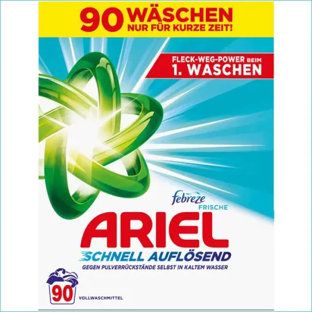 ARIEL UNIVERSAL FEBREZE FRISCHE PROSZEK DO PRANIA 90 PRAŃ 4,95KG