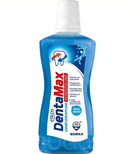 RLKOS DENTAMAX ANTYBAKTERYJNY PŁYN DO PŁUKANIA JAMY USTNEJ Z FLUOREM 500ML