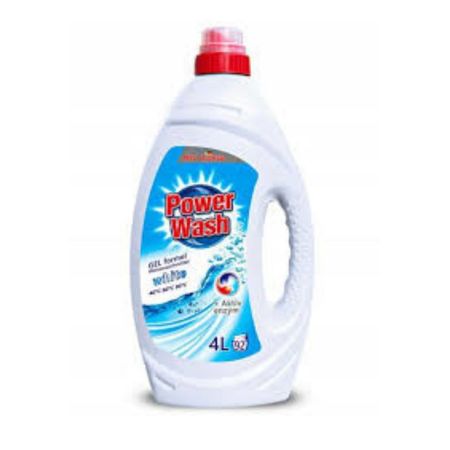POWER WASH WHITE GEL ŻEL DO PRANIA BIAŁYCH TKANIN 92 PRANIA 4L