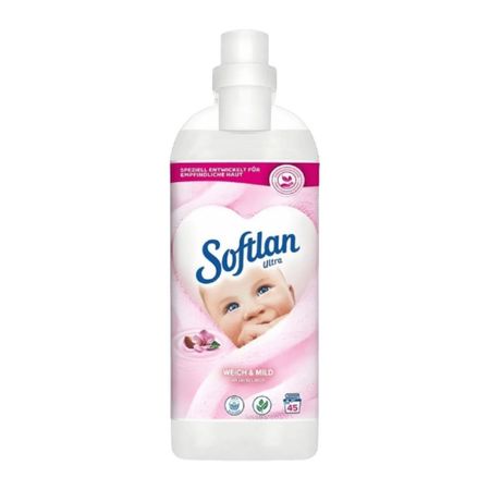 SOFTLAN ULTRA WEICH & MILD SENSITIVE PŁYN DO PŁUKNAIA 45 PRAŃ 1L