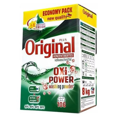 ORIGINAL PLUS UNIVERSAL OXI POWER PROSZEK DO PRANIA 106 PRAŃ 8KG