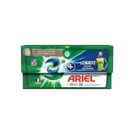 ARIEL UNIVERSAL ACTIVE ODOR DEFENCSE TOUCH OF FEBREEZE KAPSUŁKI DO PRANIA 28 SZT.