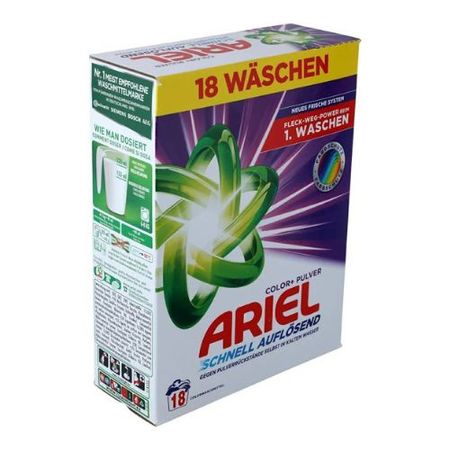 ARIEL COLOR SCHNELL AUFLOSEND PROSZEK DO PRANIA 18 PRAŃ