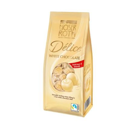 MOSER ROTH DELICE BIAŁA CZEKOLADA PRALINY Z NADZIENIEM 140G