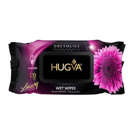 HUGVA LUXURY WET WIPES DREAMLIKE LUKSUSOWE CHUSTECZKI NAWILŻANE 120 SZT.