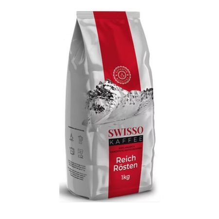 SWISSO KAFFEE REICH ROSTEN KAWA ZIARNISTA 1KG