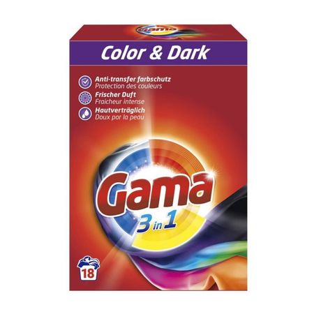 GAMA COLOR & DARK PROSZEK DO PRANIA 18 PRAŃ 1,08KG