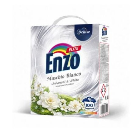 ENZO ELITE UNIVERSAL & WHITE MUSCHIO BIANCO PROSZEK DO PRANIA 100 PRAŃ 5,5KG
