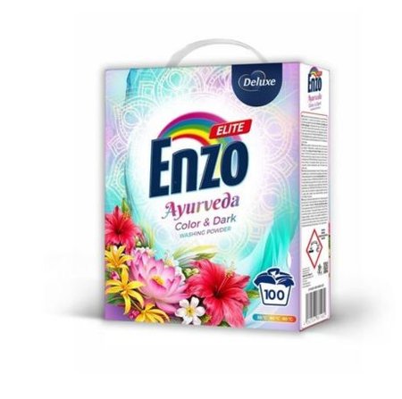 ENZO ELITE COLOR & DARK AYURVEDA PROSZEK DO PRANIA 100 PRAŃ 5,5KG