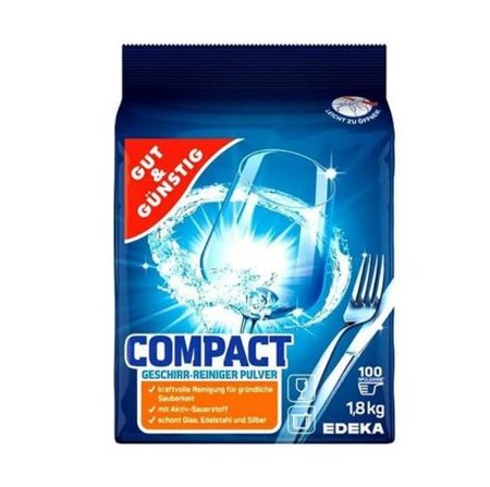 G&G COMPACT GESCHIRR - REINGER PULVER PROSZEK DO ZMYWAREK 100 CYKLI ZMYWANIA 1,8KG