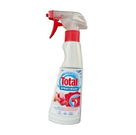 TOTAL SPRAY & WASH ODPLAMIACZ NA PLAMY Z POTU I DEZODORANTÓW 250ML