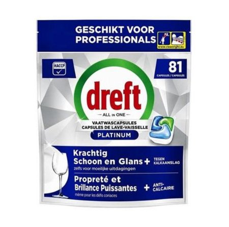 DREFT PLATIUM ALL IN 1 ORGINAL KAPSUŁKI DO ZMYWARKI 81 SZT.