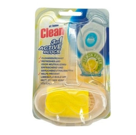 CLEAN 3IN1 ACTIVE BLOCK LEMON ZAWIESZKA DO WC