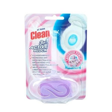 CLEAN 3IN1 ACTIVE BLOCK LAVENDER ZAWIESZKA DO WC