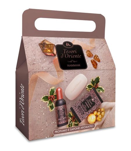 TESORI D;ORIENTE HAMMAM ZESTAW PREZENTOWY WODA TOALETOWA I MYDŁO W KOSTCE